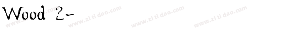 Wood 2字体转换